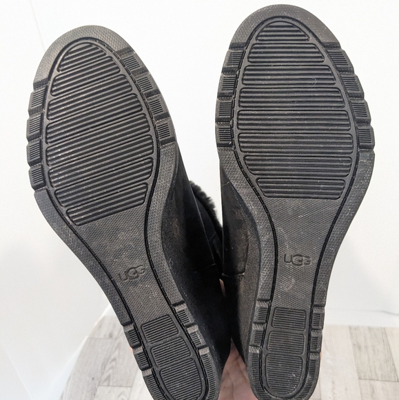UGG Edelina waterproof suede wedge boots - Picture 14 of 16